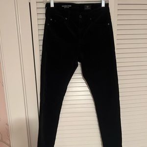 AG - Farrah Skinny Jean (Black Velvet) Size 28